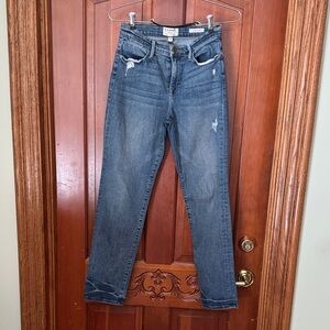 Frame High Rise Blue Jeans